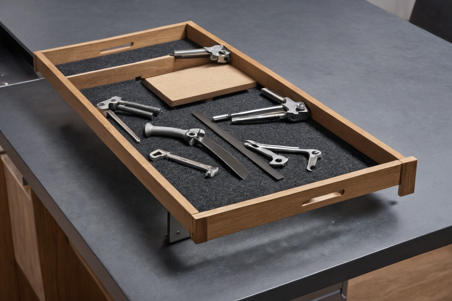 Designed break-point hardware during careful furniture disassembly
